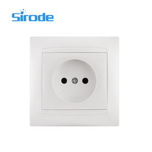 Si9206 duvar prizleri serisi avrupa standardı Modern 16A 250 1 Gang 2 Pin mevcut beyaz/gri/altın/siyah ev için yapılan PC V - Product Image 3