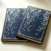 Carnet de notes de luxe personnalisé à couverture rigide A5, journal décoratif, bloc-notes cadeau pour l'écriture