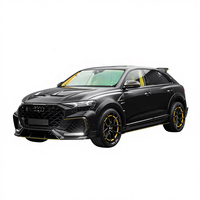 Nouveau kit carrosserie YIKU en fibre de carbone pour Audi Q8/RSQ8 2025 – Lame avant/arrière, jupes latérales, diffuseur, spoiler, aileron, pare-chocs, capot – Fixation universelle par boulons