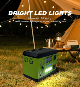 Estación de Energía Solar Portátil con Batería LiFePO4 Certificada CE ROHS FCC, 600W 1100W, Controlador MPPT, Sistema de Almacenamiento de Energía, ABS, para Automóvil - Product Image 5