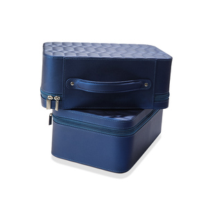 Boîte de rangement pour montres Weimei Hotsale à double couche, boîte de rangement pour bijoux, boîte de voyage en cuir de luxe pour bijoux - Product Image 6