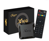 TV Box X96Q con Android 10.0, STB H313 Smart TVBOX, 2GB 16GB, WiFi 2.4GHz, Reproductor Multimedia, X96 Android TV BOX Set-Top Box
