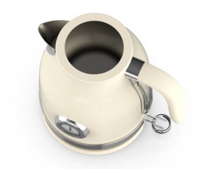 Vintage Retro Electric <b>Kettle</b> 1.2L Stainless Steel Body Transparent Water Level LED Indicator Dry Boil Protection <b>Kettle</b> - Product Image 3