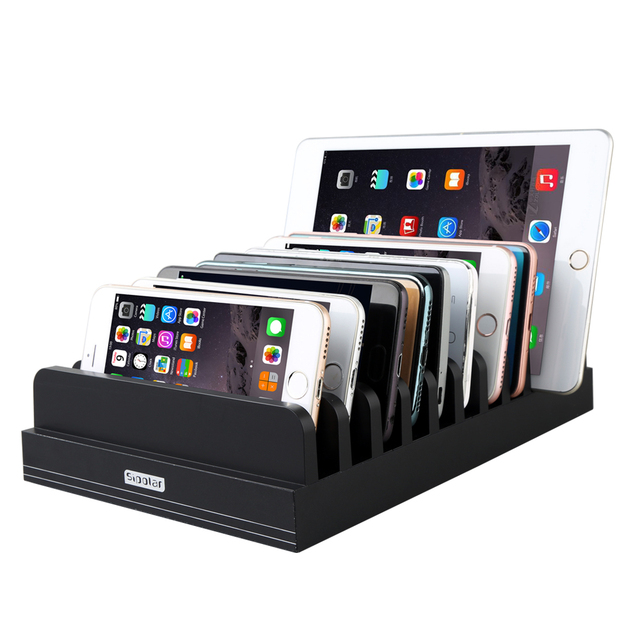 Sipolar 11 Slots Stand Mobile Phone Holder Multi Devices Organizer Phone Stand Smartphone Tablets Accessories