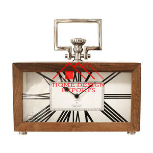 Reloj de mesa analógico de nuevo diseño para decoración de hoteles y restaurantes, superventas, novedad de 2025, reloj de mesa de Metal para decoración de oficina - Product Image 6
