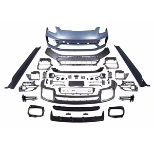 Kit carrosserie style TurboS 2017-2021 avec phares antibrouillard, pare-chocs avant, embouts de lèvre arrière, calandre de voiture, modification à visser pour 971 Nouveau - Product Image 2
