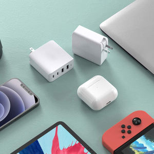 Cargador Rápido Eléctrico con Tecnología GaN de 100W, 2 Puertos USB-A + 2 Puertos USB-C, PD, SCP, OTP, OVP, con Enchufe Estadounidense para Laptop/Teléfono - Product Image 4