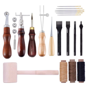 Ensemble d'outils de couture et de marquage pour le cuir L24, outil de marquage pour le cuir, travaux de bricolage en cuir - Product Image 1