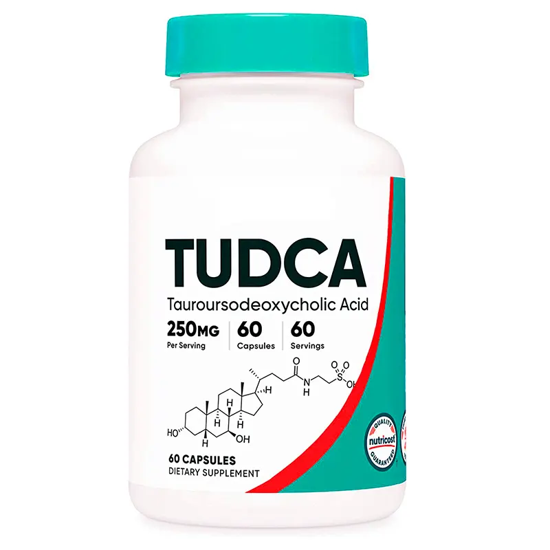 Capsule Tudca de nettoyage de désintoxication du cœur, marque privée, 500mg