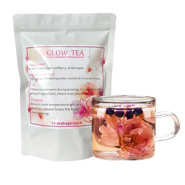 नई पहुंचे चमक चाय, त्वचा चमक चाय, चमक चाय हर्बल detox के लिए महिला त्वचा की देखभाल