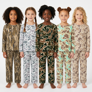 Ensembles de vêtements pour bébés garçons, chemises à manches longues avec capuche à motifs de feuilles, poches, pantalons - Product Image 5