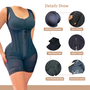 Body gainant à buste ouvert Fajase <span class=keywords><strong>Colombianas</strong></span> Post-opératoire Reducteur et Amincissant Post-partum Sculptant et Rehausseur de fesses pour courbes - Product Image 5