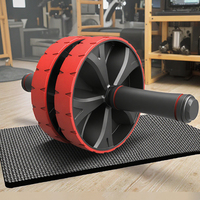 Chine Fournisseur Bodybuilding Rouleau de roue abdominale Rouleau de roues à double usage pour adultes