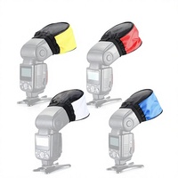 Diffuseur de flash externe pour appareil photo, boîte à lumière souple à fixation supérieure, diffuseur de flash multicolore hors appareil, housse en tissu fabriquée en Chine