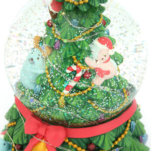 Globo de nieve de agua, árbol de Navidad de invierno, bolas de cristal, decoraciones para el hogar, globo de nieve Musical, bola de nieve de Navidad, adorno de escritorio - Product Image 3