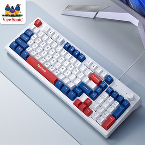 คีย์บอร์ดเกมมิ่งวิวโซนิค 104 คีย์แบบมีสาย ไฟ RGB แบ็คไลท์ ป้องกันการกดผิดพลาด 19 คีย์ ขนาดเต็ม - Product Image 4
