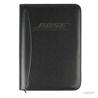 Benutzer definierte Pu Ring Binder Ordner Portfolio mit Karten tasche Leder Portfolio Binder mit Rechner Portfolio