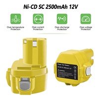Nicd SC 2500mah Batterie Batterie Rechargeable nickel cadmium batterie Pour Makita 12V 1220 1222 1233 1200 1201 1234 1235