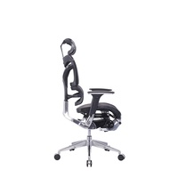 Chaise de bureau en maille moderne et confortable, pour ordinateur, à dossier central, idéale pour un bureau