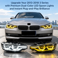 Nouvel ensemble de phares LED DRL bicolores Spoon pour BMW Série 3 F30 F35 2013-2018 - Modification