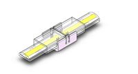 Conectores PCB a cable Tira de LED Conector COB Conectores SMD para IP20 5mm 8mm 10mm 12mm 2pin 3pin Tira de luz de un solo color