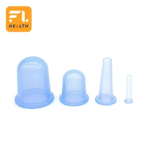 Traditional eye face Vacuum suction massage cupping therapy silicone facial cups