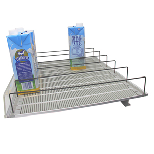 Rak Kawat Pembatas Rak Toko Supermarket Tempat Pajangan Botol Air Peralatan Supermarket Kecil - Product Image 1