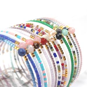 MoyaMiya takı özel zarif benzersiz miyuki delica tohum boncuk doğal taş inci bilezikler el yapımı aksesuarlar kadınlar - Product Image 5