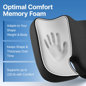 Cojines de Asiento Ergonómicos y Ortopédicos para Alivio del Dolor, Cómodos, Antideslizantes, de Espuma Viscoelástica para Coxis, para Sala de Estar, Venta al por Mayor - Product Image 3