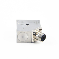 Sensor de vibración de aceleración triaxial piezoeléctrico de tres vías Tipo de voltaje triaxial universal de