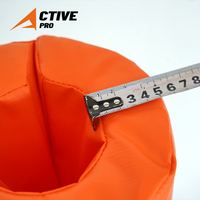 Vente directe usine : Rembourrage de sécurité enveloppant pour poteaux, hauteur 6 pieds, coussinets ronds pour poteaux de gymnase et de terrain de jeu