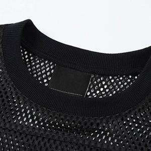 T-shirt en jersey à manches longues pour homme personnalisé, streetwear, tissu tricoté 220 grammes, motif de lettres brodées, 100% polyester - Product Image 4