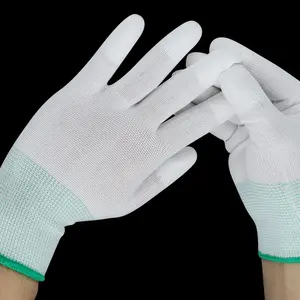 Предохранительные резиновые в ручную вязаные перчатки анти-статическое ОУР ручной работы перчатки поставщики