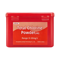 Poudre de test de chlore total haute gamme B01c-30 |   Marque JUBWAY, pureté de 99%, 60 paquets pour le contrôle du processus d'eau riche en chloramine