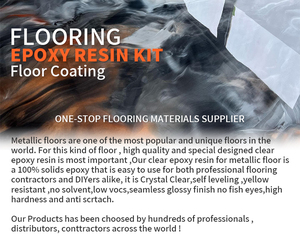 ราคาโรงงาน <span class=keywords><strong>พื้น</strong></span>อีพ็อกซี่แบบปรับระดับเอง ลายเมทัลลิก 3 มิติ - Product Image 3