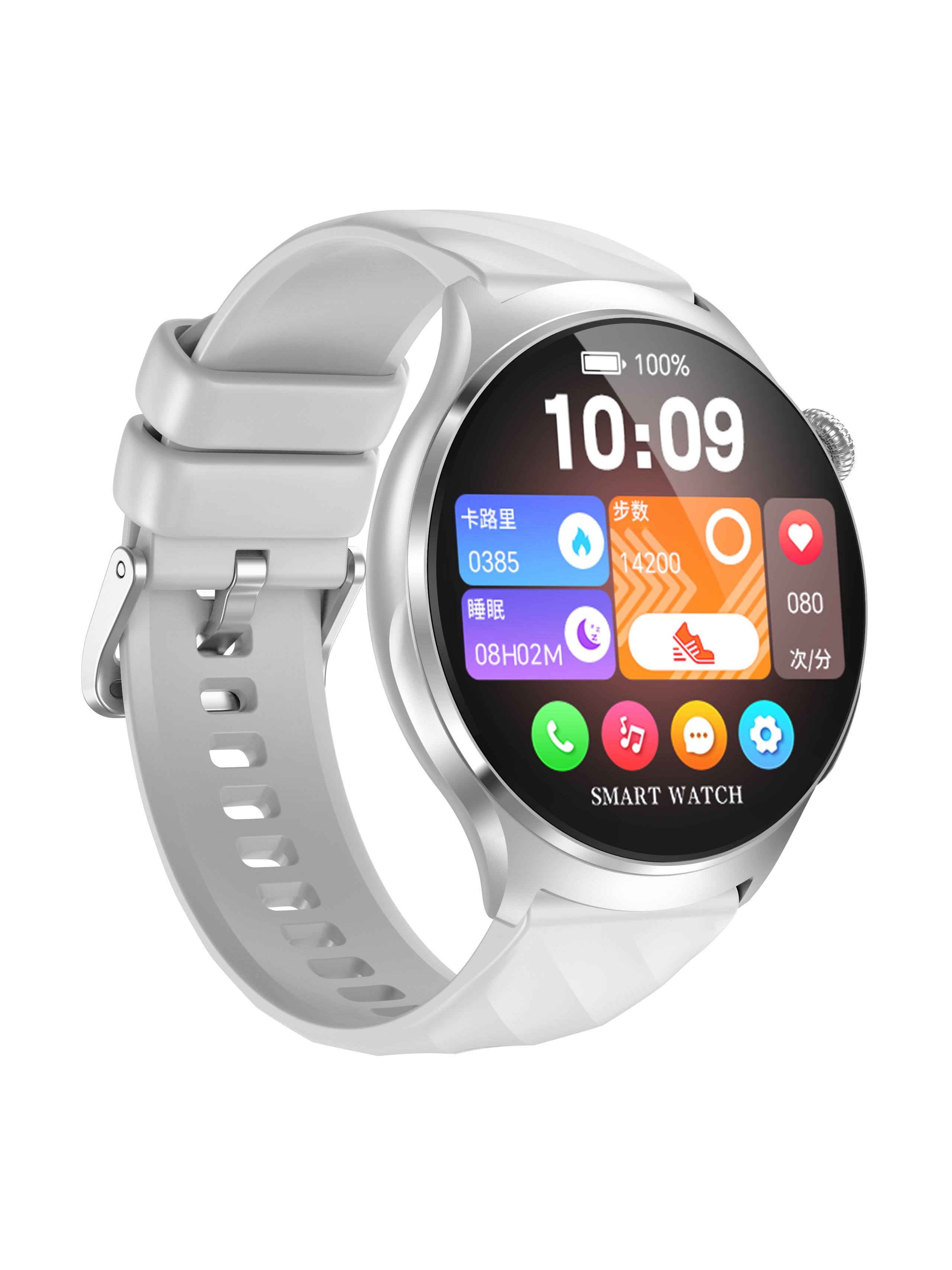 MT600 Smart Watch 2026 1.56inch AMOLED IP67 Flashlight Heart Rate Health Monitoring BT Call Smart Watch for Men Women