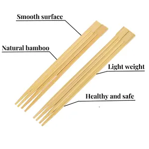 Sumpit bambu set sumpit bambu sumpit kemasan sumpit 100 sekali pakai pabrikan Tiongkok Premium