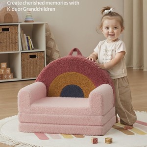 Divano per Bambini Pieghevole per Riposini, Comodo e Morbido, Adatto per Soggiorno, Camera da Letto e Appartamento - Product Image 3