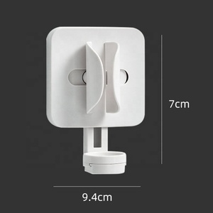 Wall Mounted Automatic <b>Toothbrush</b> <b>Holder</b> Set for Kids Bathroom Toothpaste Squeezer Dispenser for Home Use and Hotels - Product Image 2
