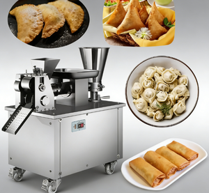 Máquina Automática de Acero Inoxidable de Alta Eficiencia para Hacer Dumplings, Samosas y Empanadas, Capacidad 4800 Piezas/H - Product Image 6