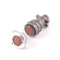 Connecteurs série PM 2 Modèles 2PM24 2RMT24 4 7 19 24 32 broches IP67/IP68 en aluminium moulé sous pression