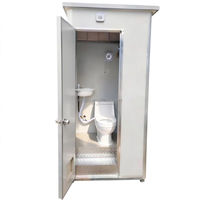 Toilettes portables modernes en acier préfabriquées pliables |   Toilettes mobiles de qualité industrielle pour hôpital, école, atelier