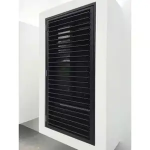 Zinc Steel Metal Shade Exterior Window Louver, anti-theft window, openable, size customized according to customer