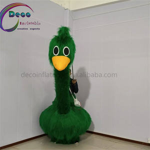 Màu xanh lá cây <span class=keywords><strong>Inflatable</strong></span> ngỗng bóng bơm hơi khổng lồ trang phục Oxford khuyến mãi bao gồm cả vũ khí Blower - Product Image 3