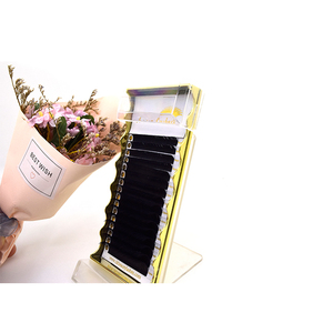 Marque privée Méga Volume Extensions De <span class=keywords><strong>Cils</strong></span> Rapide Ventilateur Individuels <span class=keywords><strong>En</strong></span> Soie/vison <span class=keywords><strong>Cils</strong></span> - Product Image 1