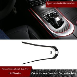 Pièces intérieures modifiées en fibre de carbone de bonne qualité, cadre décoratif du panneau de commande central du levier de vitesses pour Mercedes Benz G 19-22 - Product Image 4