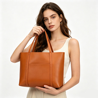 Sac à main à bandoulière de luxe pour femmes en PU avec logo personnalisé grande capacité fermeture à glissière design de mode portable par le fabricant