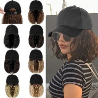 Casquette de baseball Fuchs à longues lanières, logo en dôme pour tresses, nouveau modèle, en bambou, réglable, pour perruques tressées