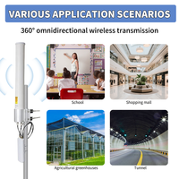 Pont sans fil extérieur étanche ARRONNA OEM 11ax WiFi 6 Ethernet 5GHz 900Mbps Qualcomm 12dBi avec antenne CPE et couverture de 1KM