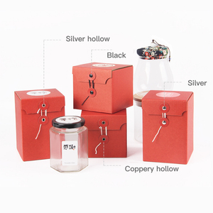 Honey Jar Packaging <strong>Box</strong> Kraft Corrugated Folding Paper <strong>Box</strong> With String Sauce Tea <strong>Mug</strong> Gift <strong>Box</strong> - Product Image 5